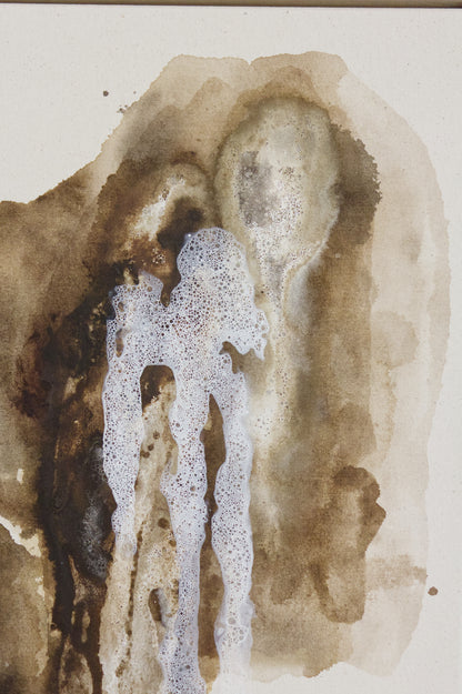 SUMI BLACK KUROGAKI GLAZING IN KINTSUGI FRAME